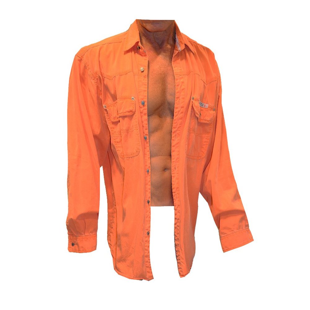 Perry Ellis Loose Fitting Casual Oversized Button Down Shirt